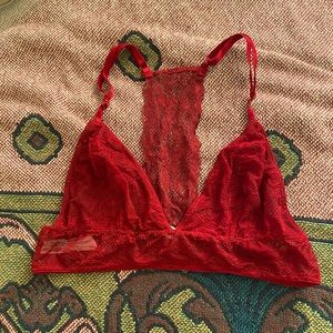 Cute red bralette